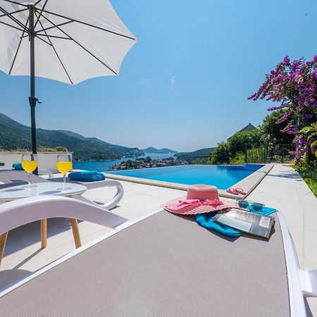 Villa Mardia- Sea View Infinity Pool Built 2023 Zaton  Buitenkant foto